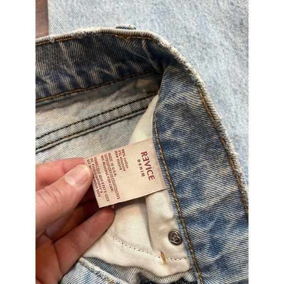 Revice Womens Straight Leg Distressed Mom Jean Womens Size 28 - Picture 3 of 8